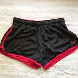 Red and Grey Nike Shorts